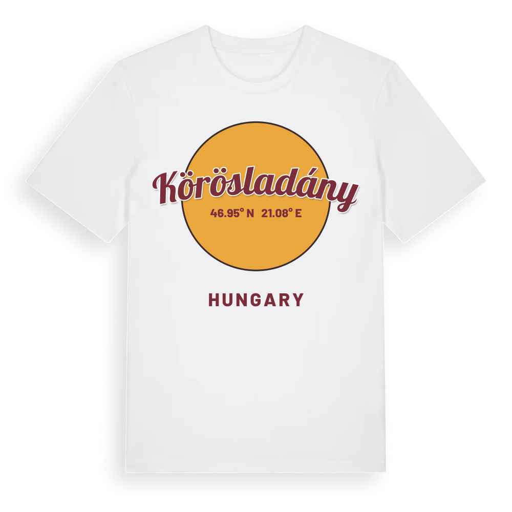 Körösladány cirkel t-shirt – White, i miljö