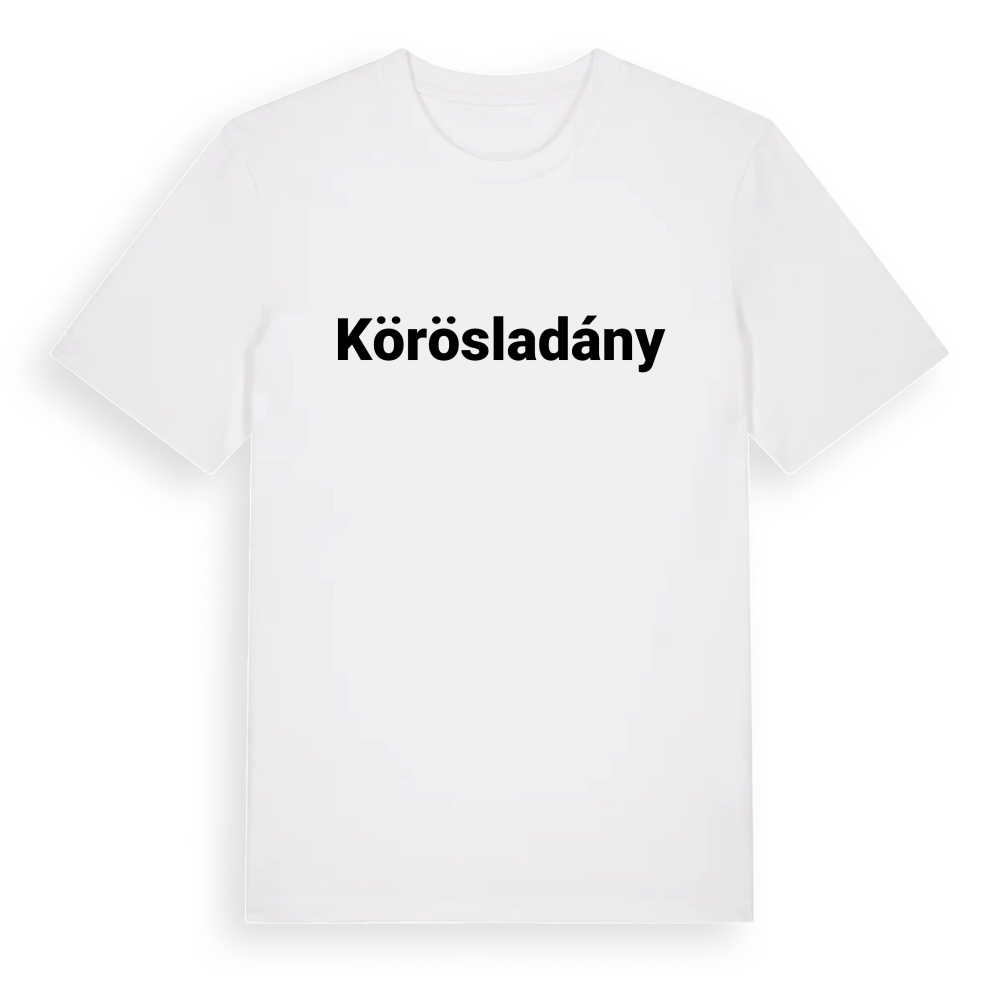 Körösladány fetstil t-shirt – White, i miljö
