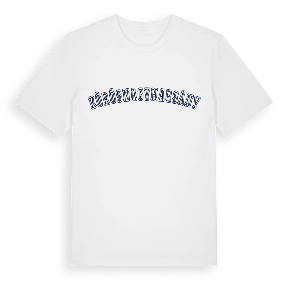 Körösnagyharsány college t-shirt – White, i miljö
