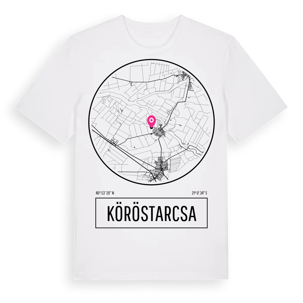 Köröstarcsa t-shirt – White, i miljö