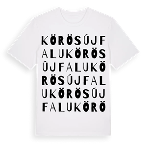 Körösújfalu ordlek t-shirt – ekologisk bomull t-shirt från Pinshirt
