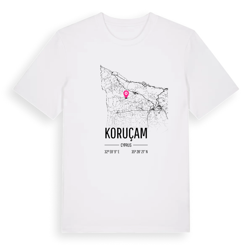 Koruçam karta t-shirt – White, i miljö