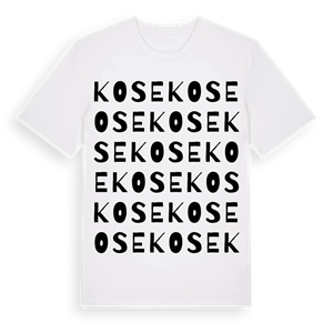 Kose ordlek t-shirt – ekologisk bomull t-shirt från Pinshirt
