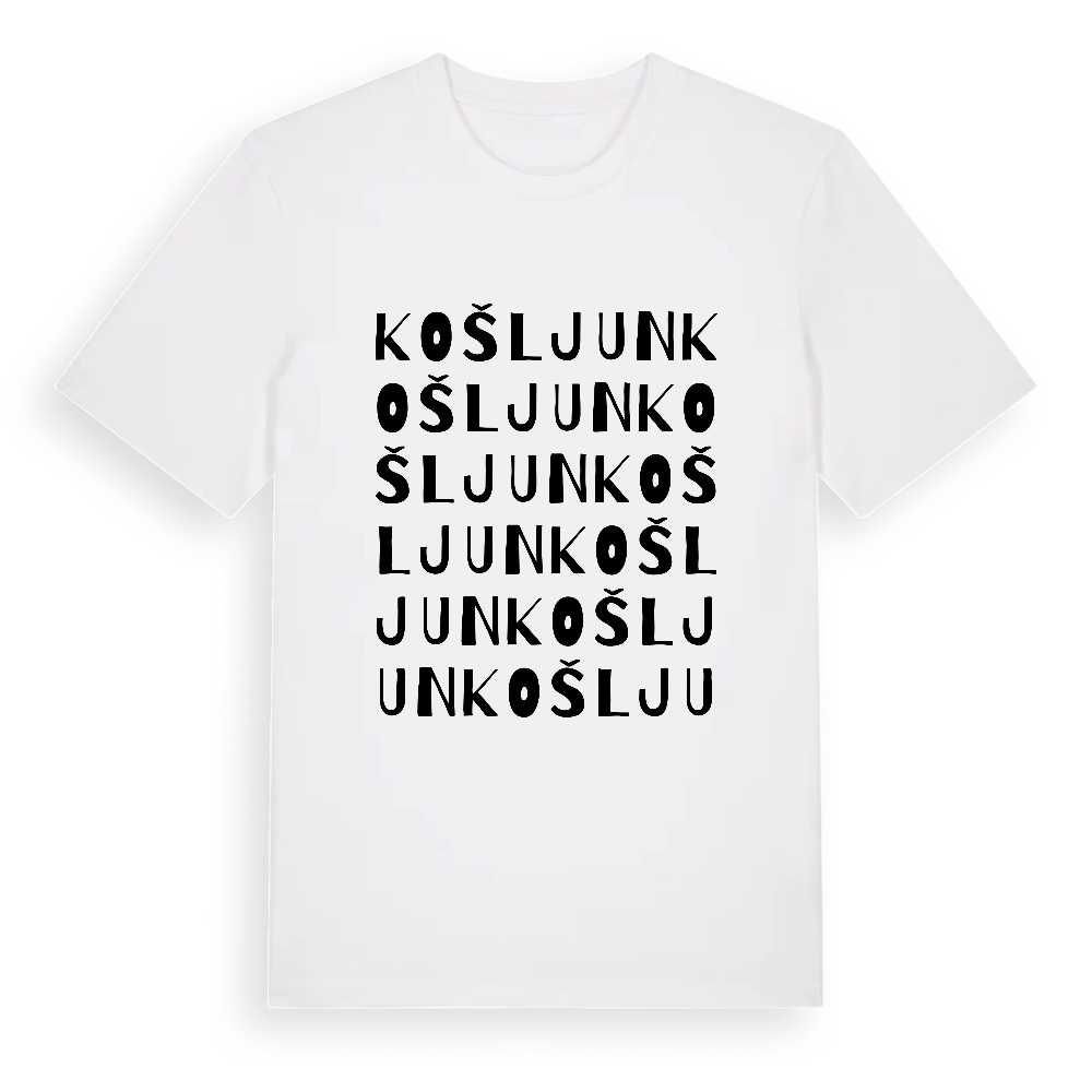 Košljun ordlek t-shirt – White, i miljö