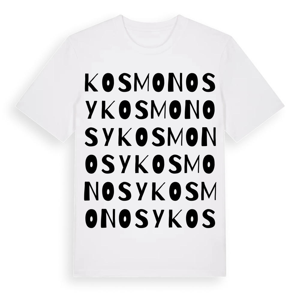 Kosmonosy ordlek t-shirt – White, i miljö