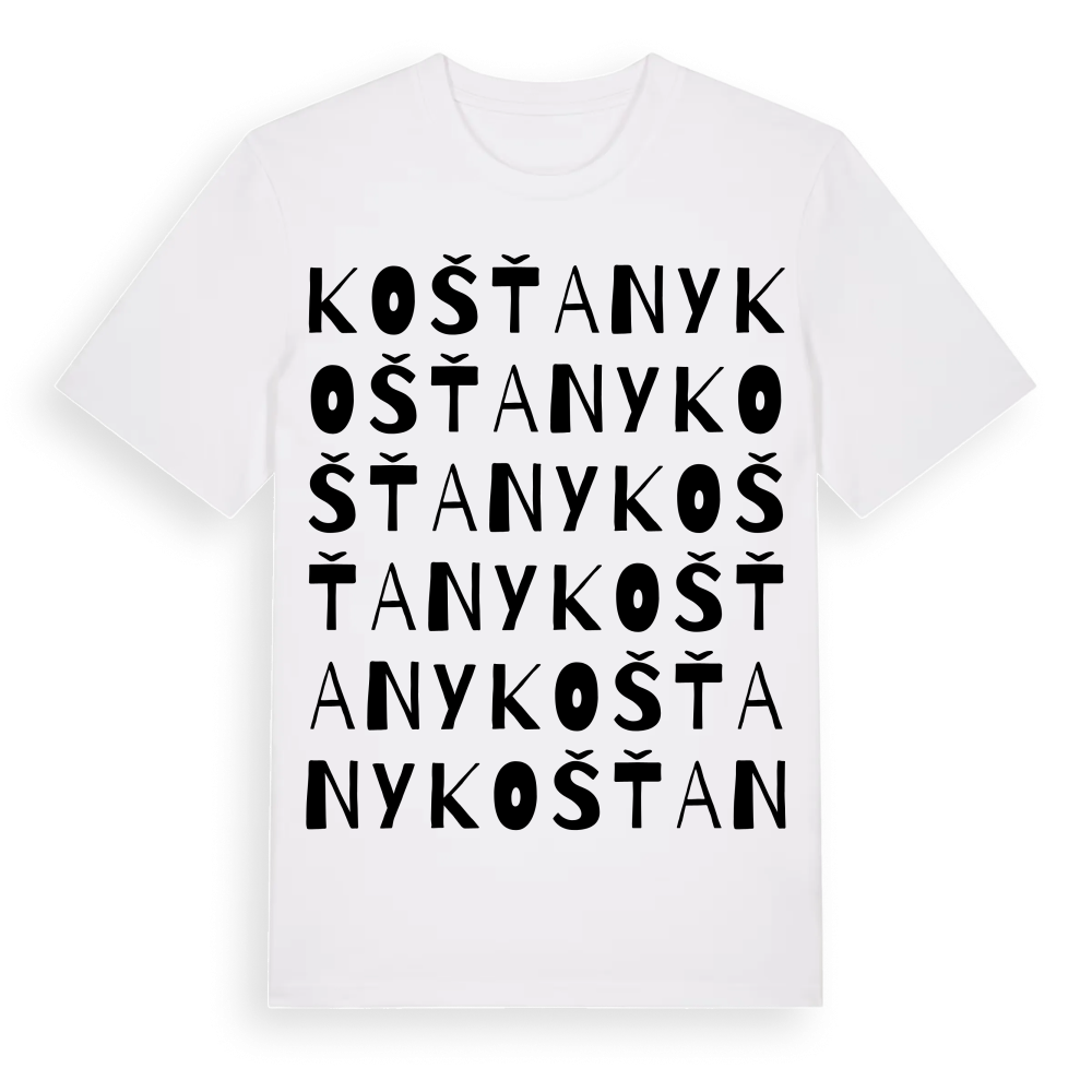 Košťany ordlek t-shirt – White, i miljö