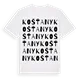 Košťany ordlek t-shirt
