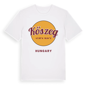 Kőszeg cirkel t-shirt – ekologisk bomull t-shirt från Pinshirt