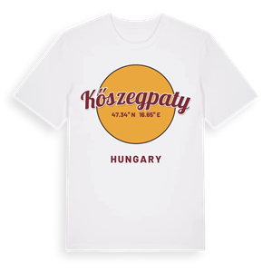 Kőszegpaty cirkel t-shirt – ekologisk bomull t-shirt från Pinshirt