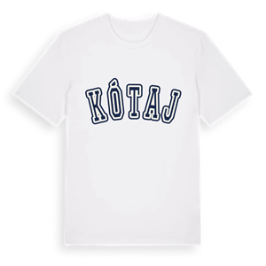 Kótaj college t-shirt – ekologisk bomull t-shirt från Pinshirt
