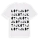 Kótaj ordlek t-shirt