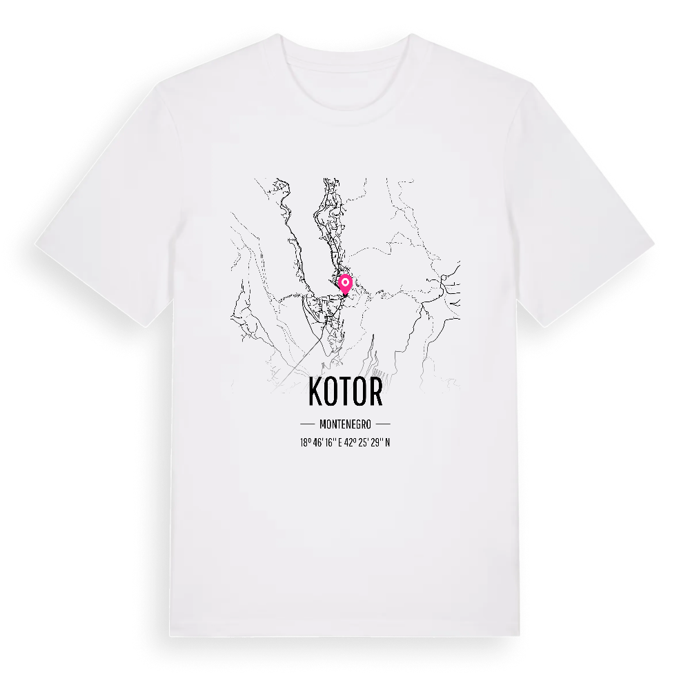 Kotor karta t-shirt – White, i miljö