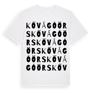 Kővágóörs ordlek t-shirt – ekologisk bomull t-shirt från Pinshirt