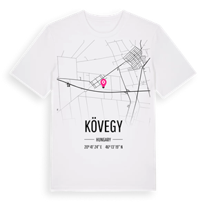 Kövegy karta t-shirt – ekologisk bomull t-shirt från Pinshirt