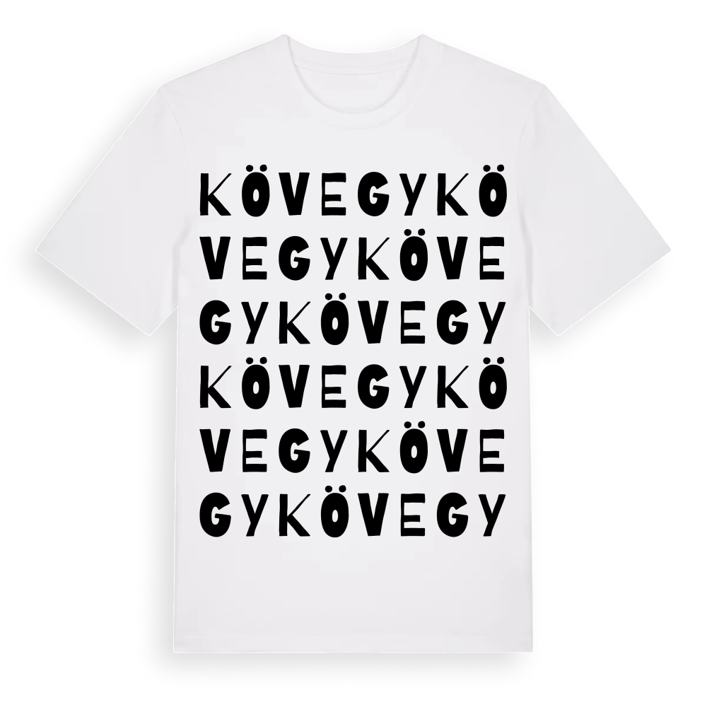 Kövegy ordlek t-shirt – White, i miljö