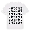 Kövegy ordlek t-shirt