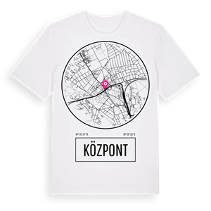 Központ t-shirt – ekologisk bomull t-shirt från Pinshirt