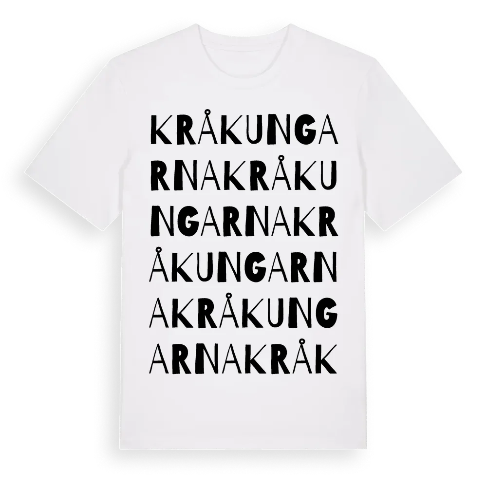 Kråkungarna ordlek t-shirt i miljö