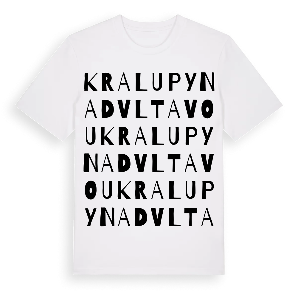 Kralupy nad Vltavou ordlek t-shirt – White, i miljö