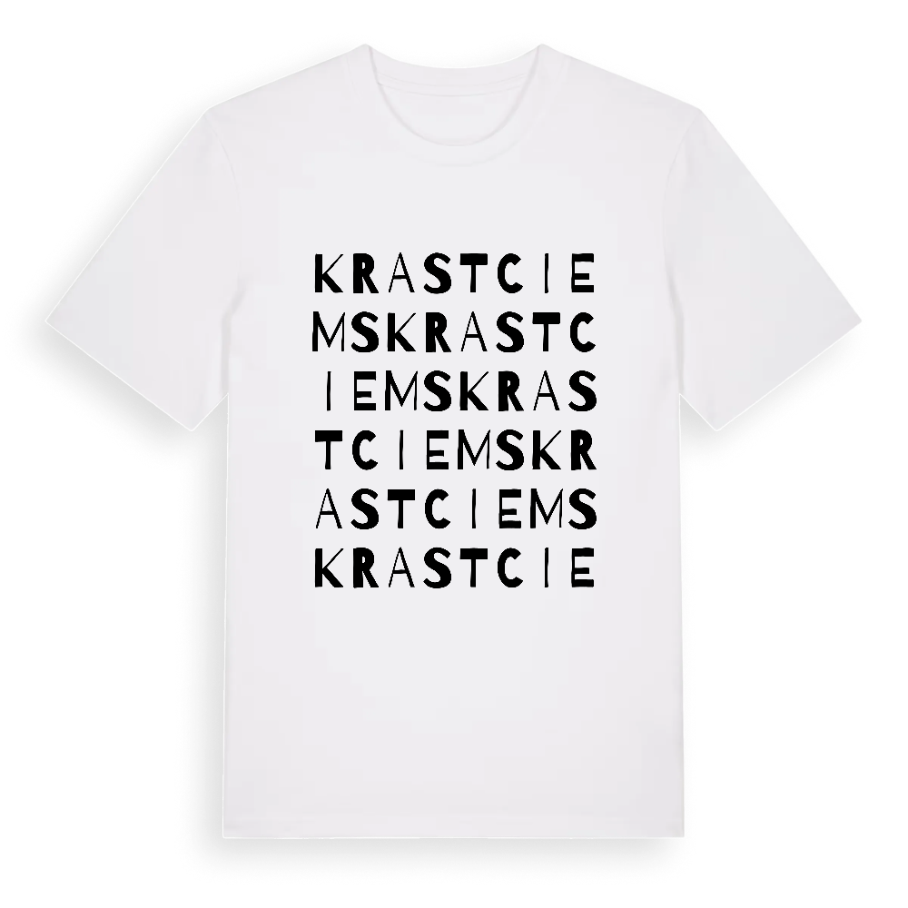 Krastciems ordlek t-shirt – White, i miljö