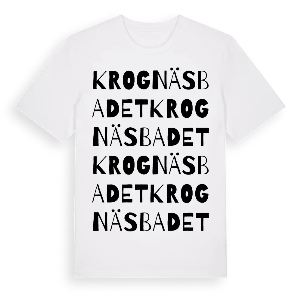 Krognäsbadet ordlek t-shirt i miljö