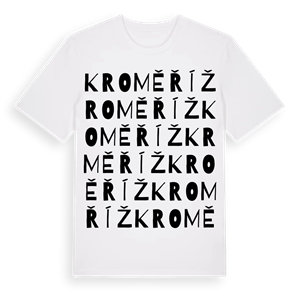 Kroměříž ordlek t-shirt – ekologisk bomull t-shirt från Pinshirt