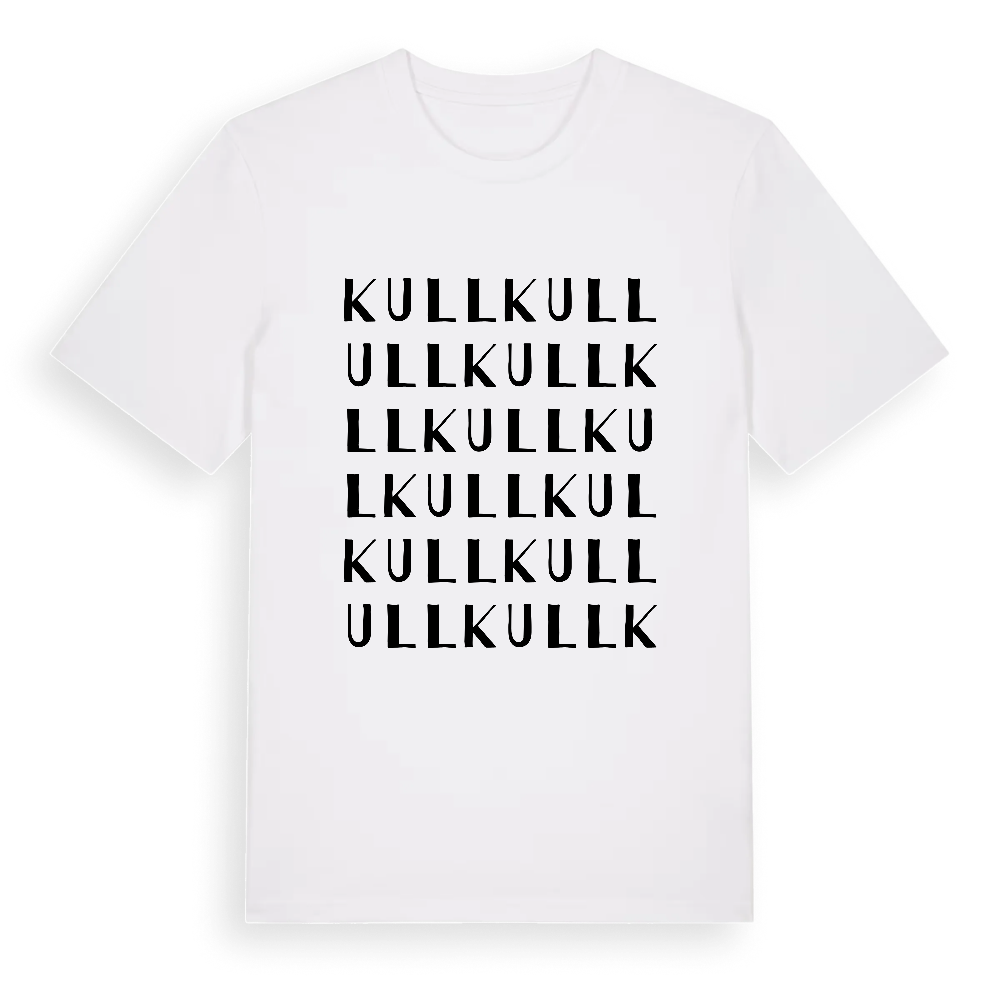 Kull ordlek t-shirt – White, i miljö
