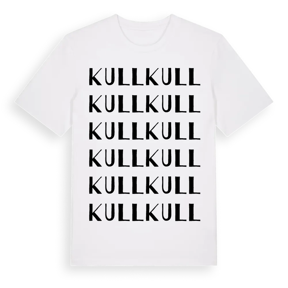 Kull ordlek t-shirt i miljö