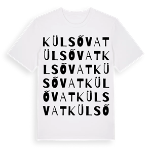 Külsővat ordlek t-shirt – ekologisk bomull t-shirt från Pinshirt