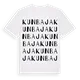 Kunbaja ordlek t-shirt