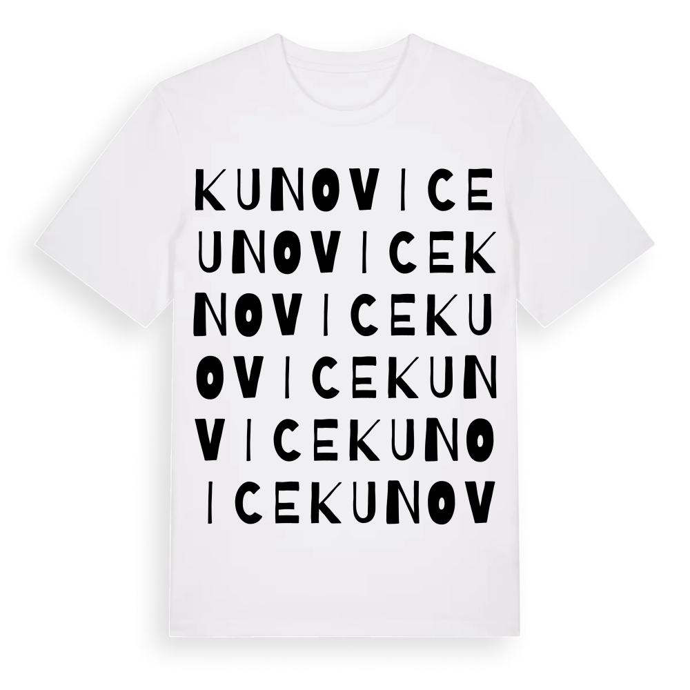 Kunovice ordlek t-shirt – White, i miljö