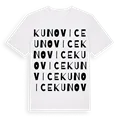 Kunovice ordlek t-shirt