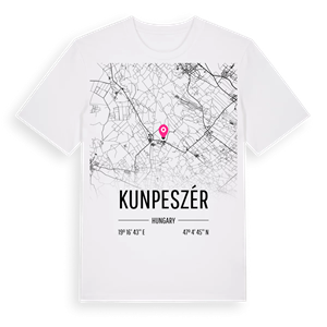 Kunpeszér karta t-shirt – ekologisk bomull t-shirt från Pinshirt