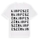 Kunpeszér ordlek t-shirt