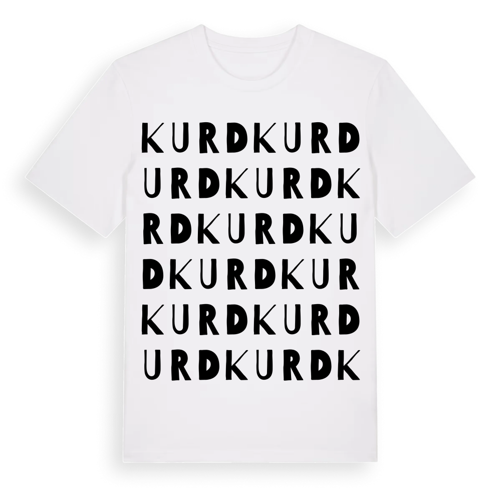 Kurd ordlek t-shirt – White, i miljö