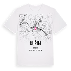 Kuřim karta t-shirt – ekologisk bomull t-shirt från Pinshirt