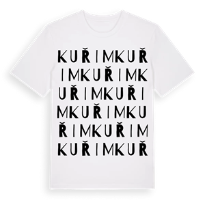 Kuřim ordlek t-shirt – ekologisk bomull t-shirt från Pinshirt