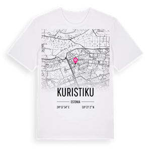 Kuristiku karta t-shirt – ekologisk bomull t-shirt från Pinshirt
