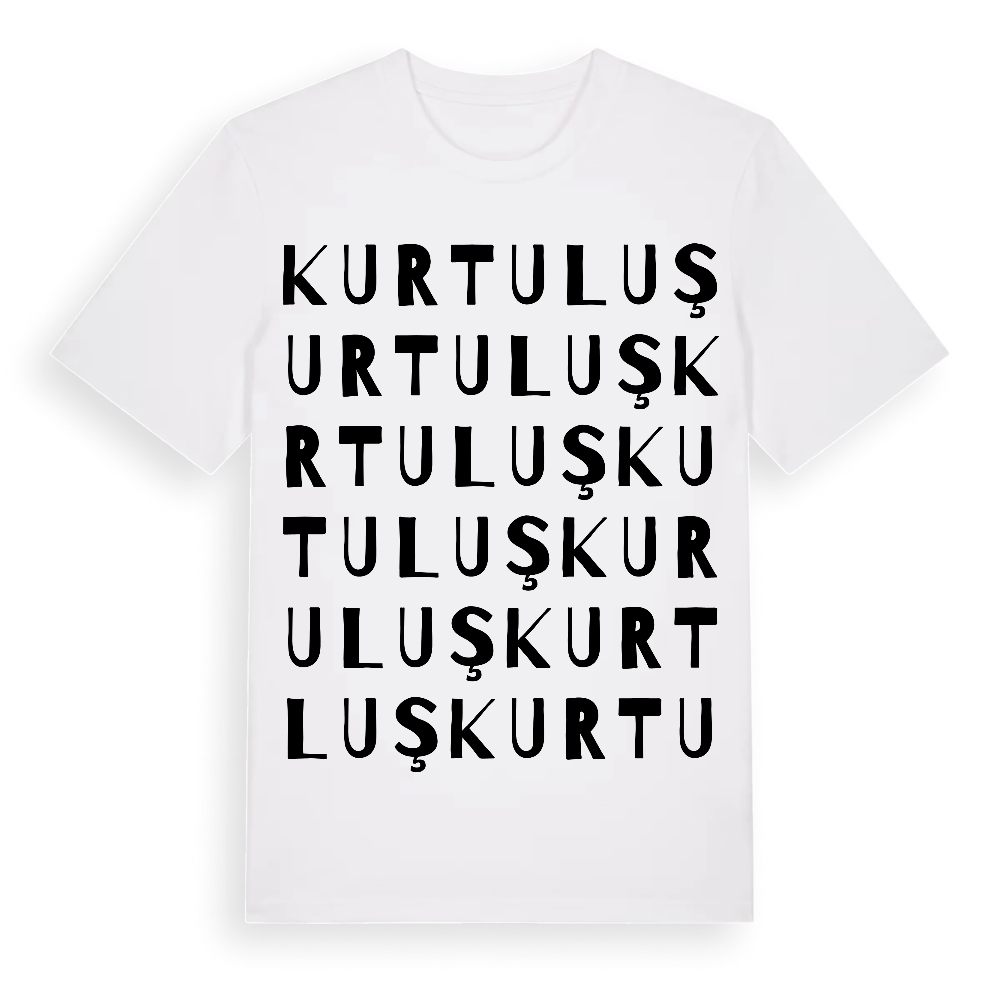 Kurtuluş ordlek t-shirt – White, i miljö