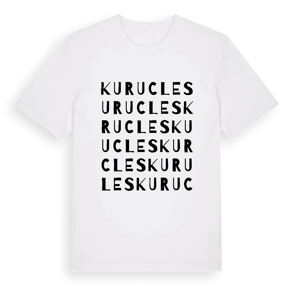 Kurucles ordlek t-shirt – White, i miljö