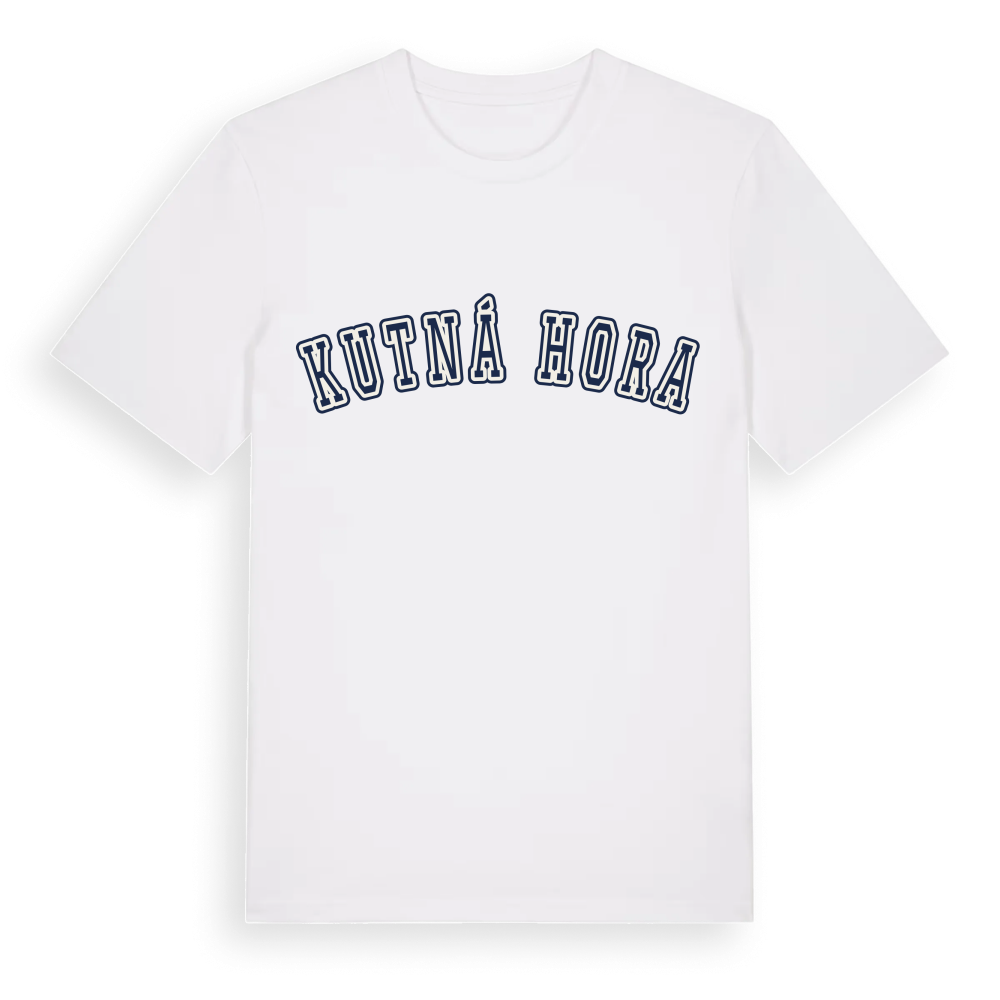 Kutná Hora college t-shirt – White, i miljö