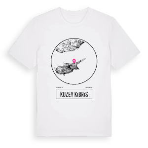 Kuzey Kıbrıs t-shirt – ekologisk bomull t-shirt från Pinshirt