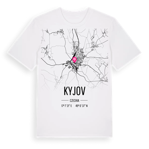 Kyjov karta t-shirt – ekologisk bomull t-shirt från Pinshirt