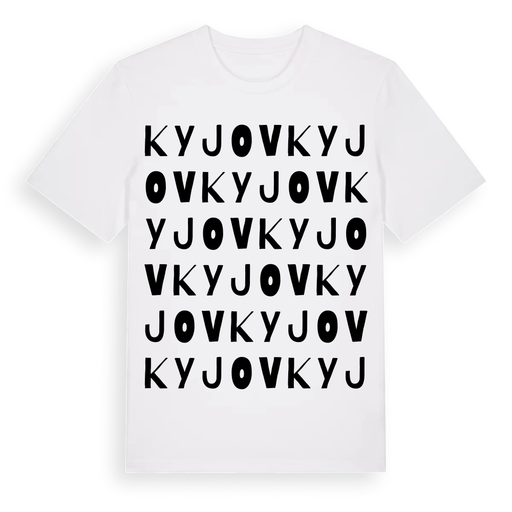 Kyjov ordlek t-shirt – White, i miljö