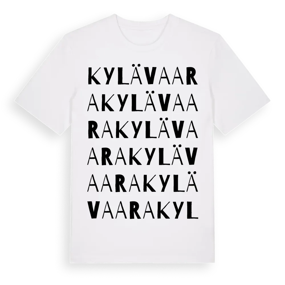 Kylävaara ordlek t-shirt i miljö