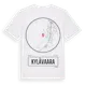 White t-shirt med Kylävaara t-shirt