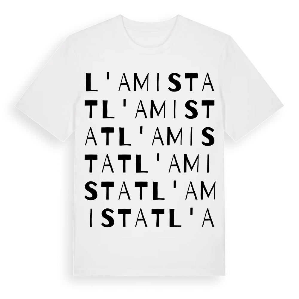 l'Amistat ordlek t-shirt – White, i miljö