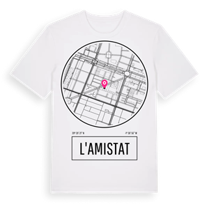 l'Amistat t-shirt – ekologisk bomull t-shirt från Pinshirt