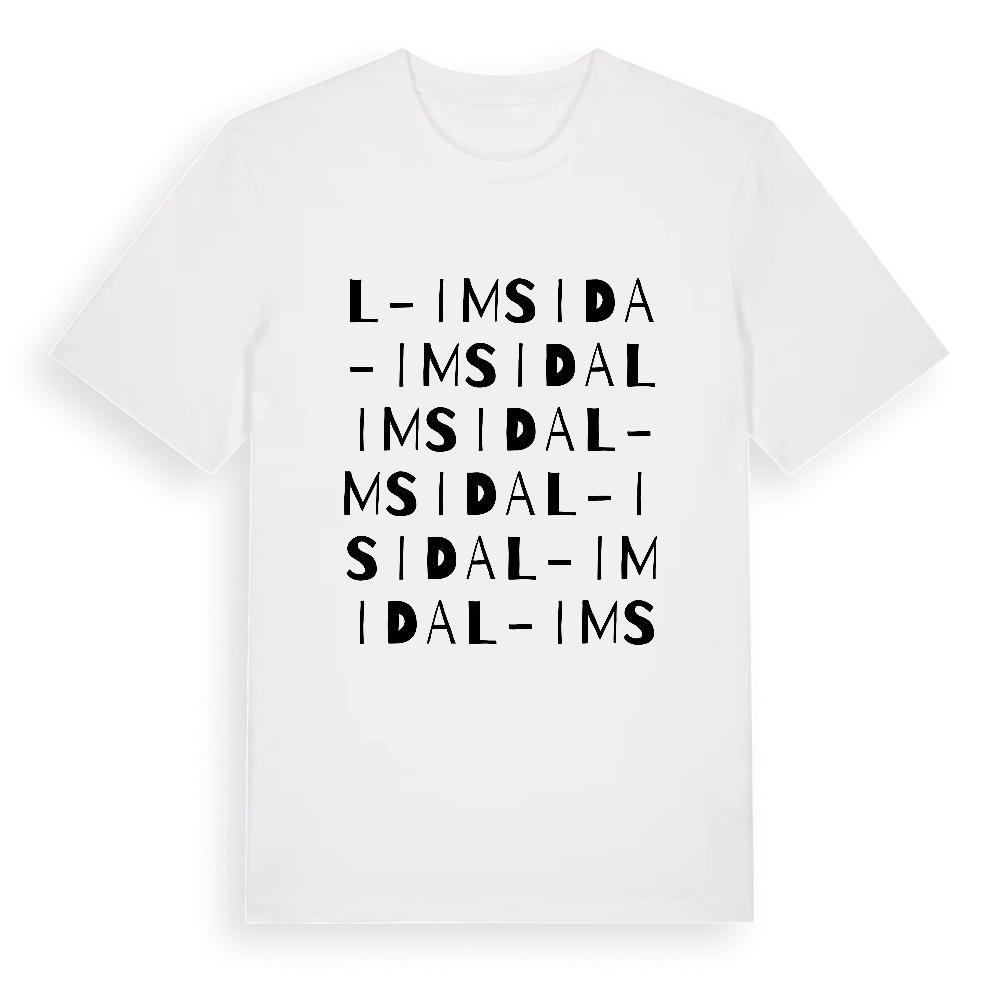L-Imsida ordlek t-shirt – White, i miljö