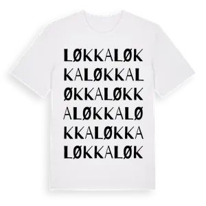 Løkka ordlek t-shirt – ekologisk bomull t-shirt från Pinshirt